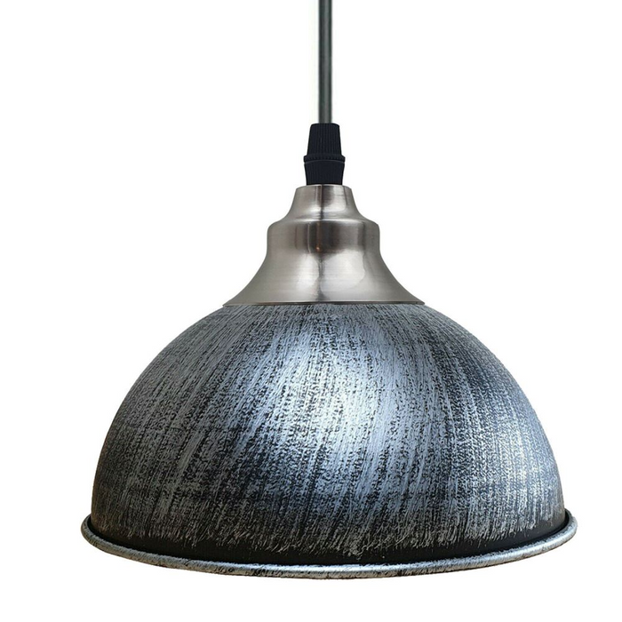 Industrial Ceiling Pendant Light Fitting Metal Dome Shape 21cm