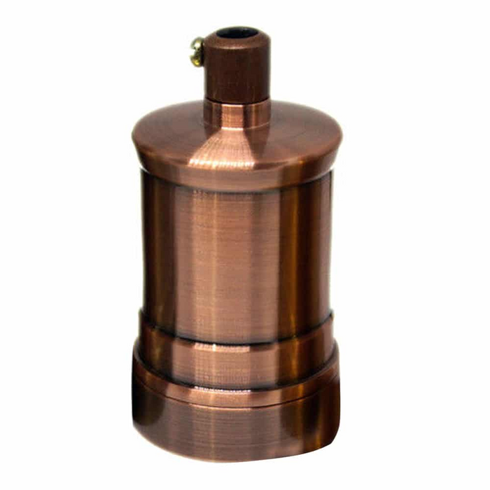 Copper E27 Vintage Industrial Lamp Light Bulb Holder Antique Retro Edison Light fitting