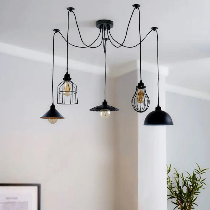 Purchasing Industrial Pendant Lights | 5 Way at Clasterior