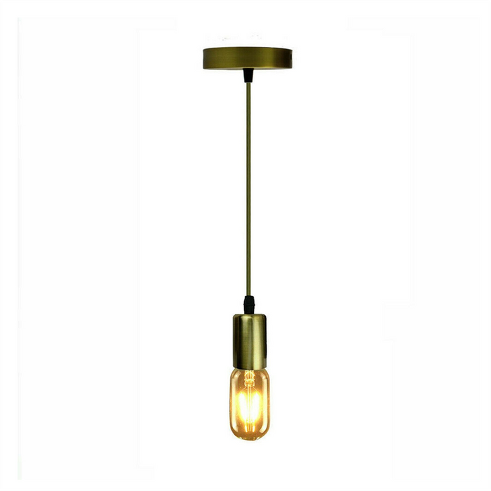 Ceiling Light Bulb Holder Pendant Light Metal E27 Light Bulb Holders for Living Room, Dining Room and Kitchen Island