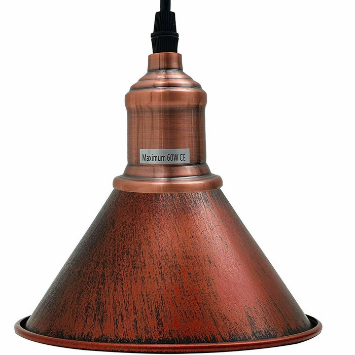 Modern Vintage Ceiling Pendant Light Cone Shade Shape Hanging Light For Hotels, Any Room, Dining Room
