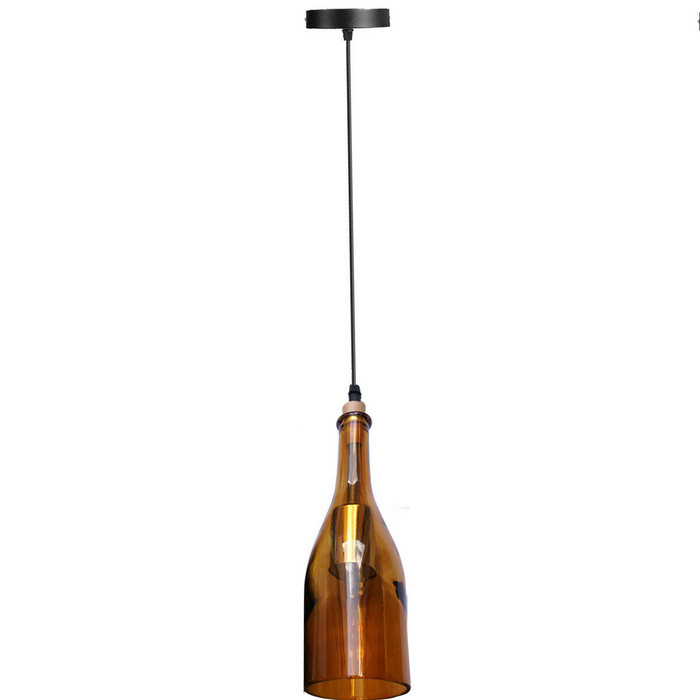 Vintage Retro Wine bottle Ceiling Pendant Light Lamp Shade Chandelier light UK