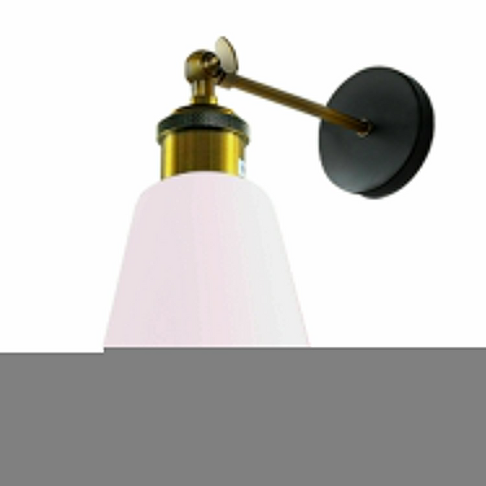 Industrial Vintage Modern  Single White Wall Sconce Lamp