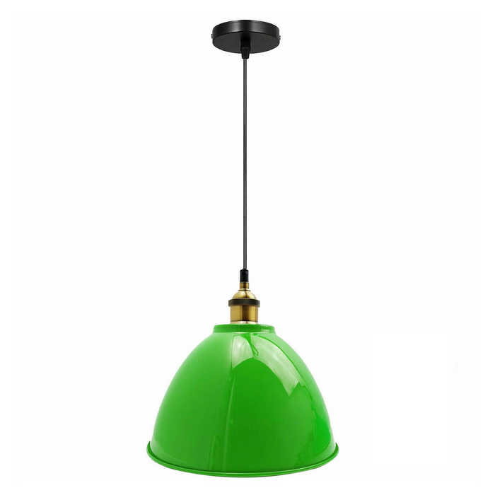 Vintage Industrial Metal Hanging Light green Shade Ceiling Pendant Light