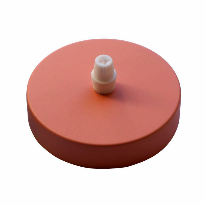 VINTAGE 100MM CEILING ROSE SINGLE POINT DROP OUTLET | Perfect for fabric flex cable UK