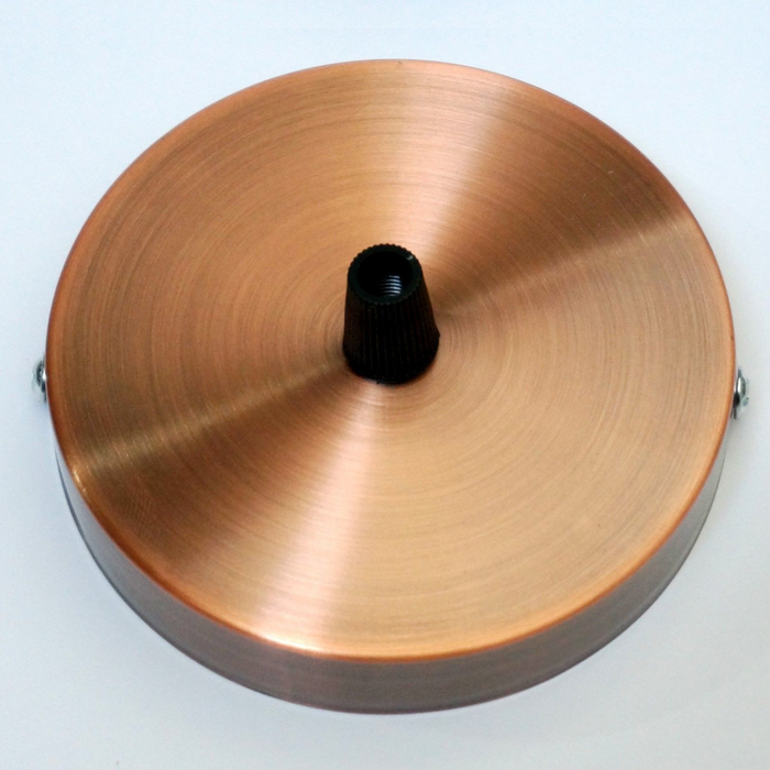 Copper Ceiling Rose Light Pendant For cable