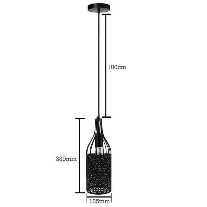 Modern bottle Style Edison Lampshade Chandelier Pendant Ceiling