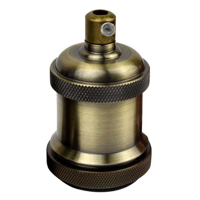 Green Brass E27 Metal Lamp/Bulb Holder Ideal for Vintage Edison Filament Bulbs Antique metal