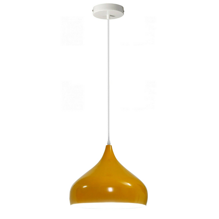 Modern Metal Ceiling Yellow Hanging Pendant Shade