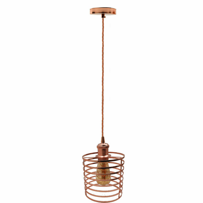 Pendant light Modern chandelier style ceiling lampshade metal rose gold