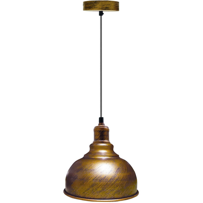Pendant Lamp Industrial Lamp Dome Brushed Copper Hanging Lamp