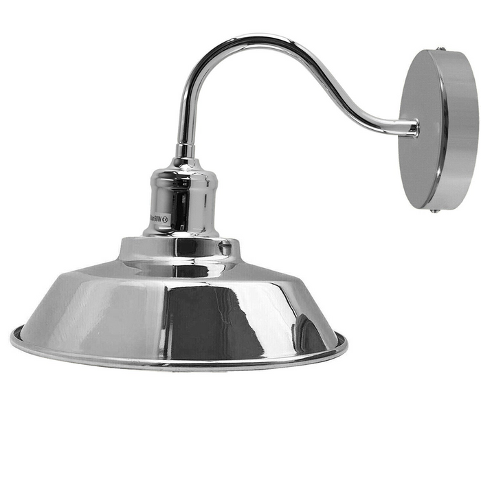 Chrome Wall Lights Sconces For Indoors Industrial Wall Mounted Light