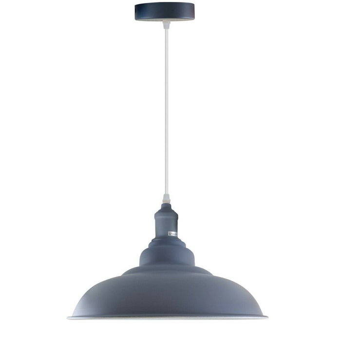 Colours Industrial Retro Loft Metal Ceiling Lamp Shade Pendant Light
