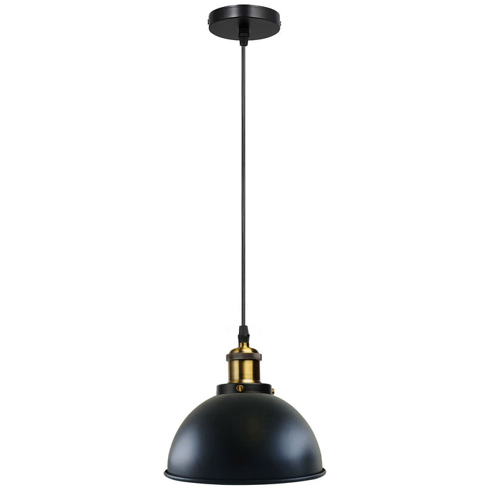Modern Metal Ceiling Pendant Shade Hanging Retro with various pattern Light black colour
