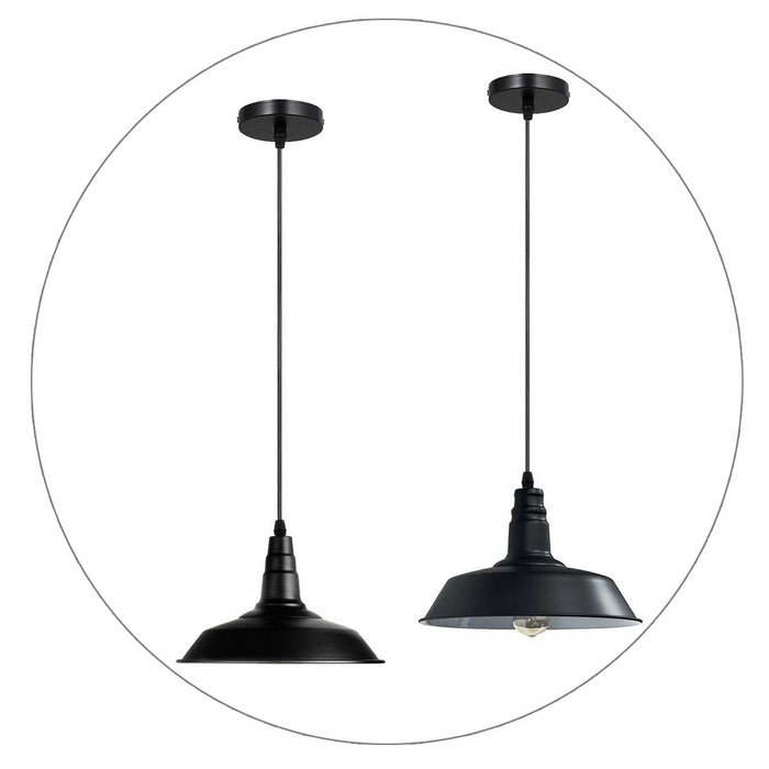 Ceiling Pendant Light Metal Lamp Shade Hanging Indoor Light Fitting