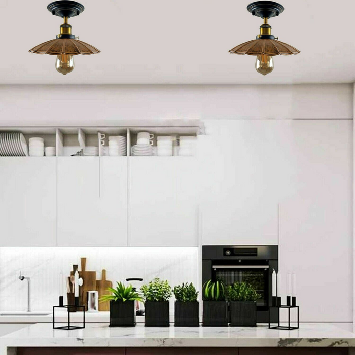 Modern Retro Light Shades Ceiling Metal Kitchen Lampshade Vintage Home Indoor Lighting