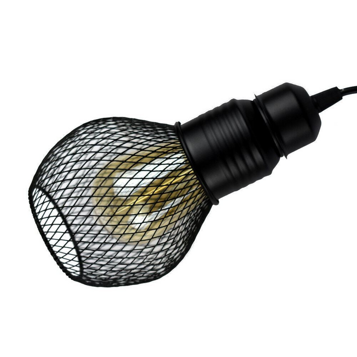 Moderne hanglamp | Nola | Kooilicht | 1-weg | Zwart