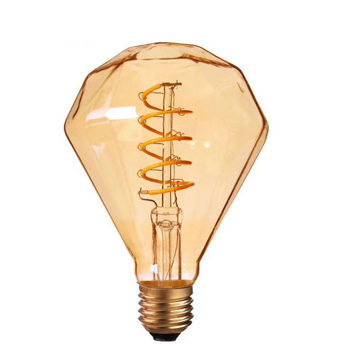 LED Vintage Light Bulb | Ayla | Diamond Form | 4W | Warm White